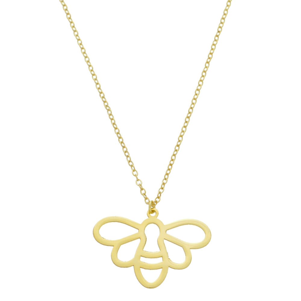 Pingente Abelhinha Banhado a Ouro 18k