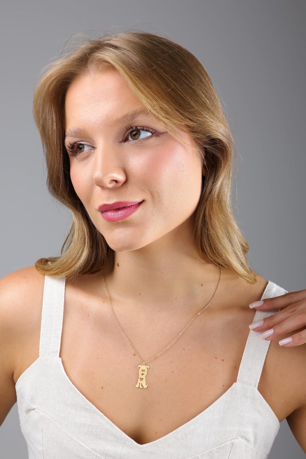 Pingente De Cachorrinho Banhado a Ouro 18k - Imagem 3